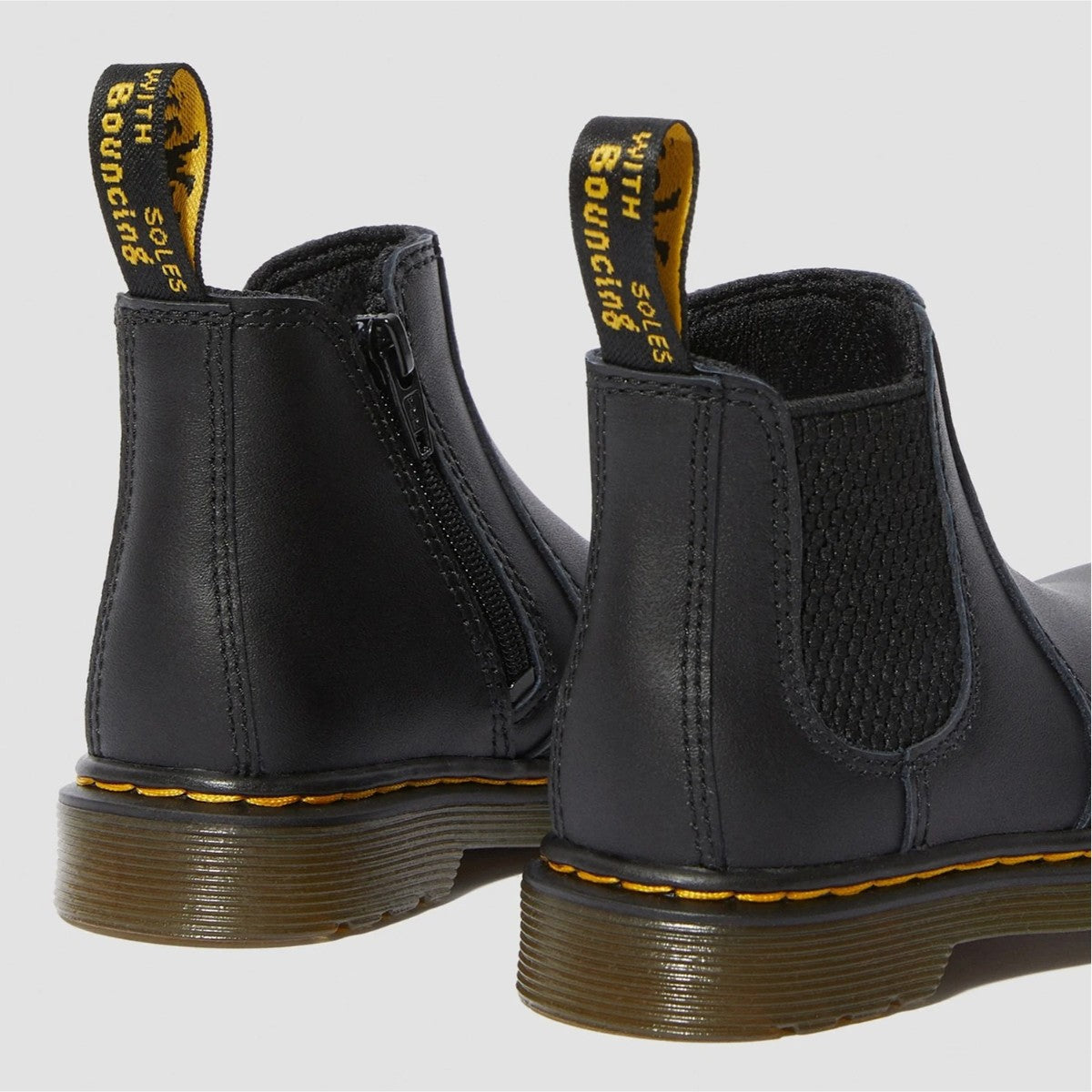 Dr. MARTENS 2976 TODDLER CHELSEA BOOT ドクターマーチン 2976 トドラー チェルシー ブーツ DM-16704001-BLK【キッズ チェルシーブーツ キッズ サイドゴア レザー 定番 25FW】