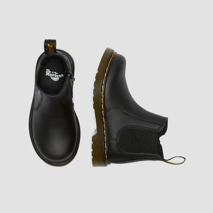 Dr. MARTENS 2976 TODDLER CHELSEA BOOT ドクターマーチン 2976 トドラー チェルシー ブーツ DM-16704001-BLK【キッズ チェルシーブーツ キッズ サイドゴア レザー 定番 25FW】