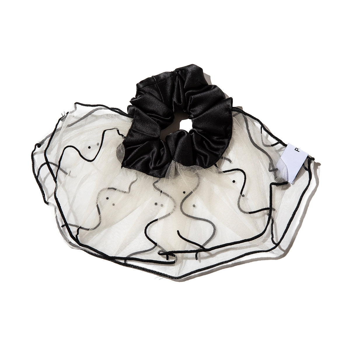 PoI Tulle scrunchie ポィ チュールシュシュ 252-AA18【レディース シュシュ チュール ヘアアクセサリー 25FW】