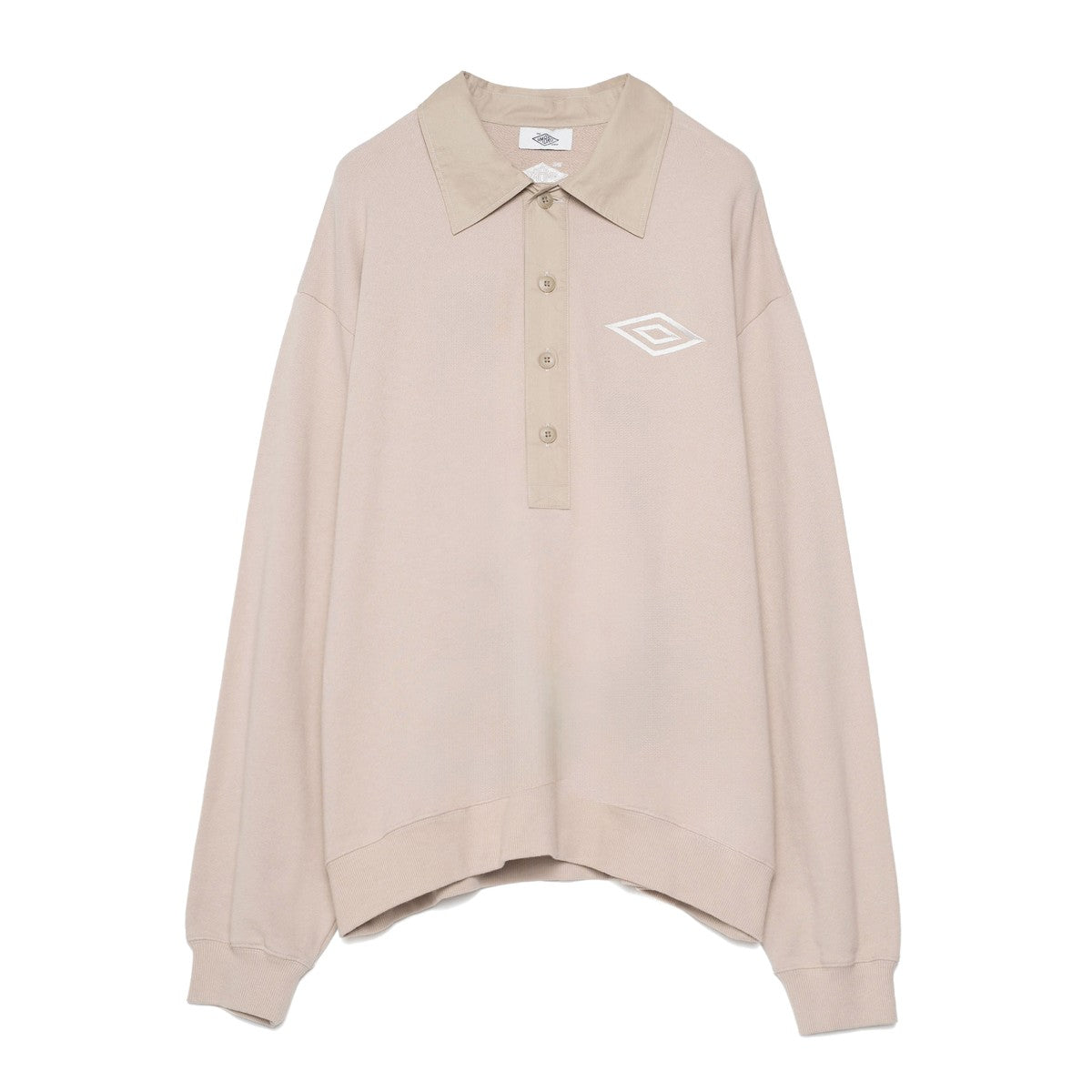 UMBRO HOUSE Shirt Collar Sweat Top アンブロハウス シャツ カラー スウェット トップ UMHO2502-CS01【メンズ スウェット トップス シャツ 襟 レイヤード カジュアル 25FW】