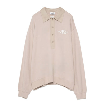 UMBRO HOUSE Shirt Collar Sweat Top アンブロハウス シャツ カラー スウェット トップ UMHO2502-CS01【メンズ スウェット トップス シャツ 襟 レイヤード カジュアル 25FW】
