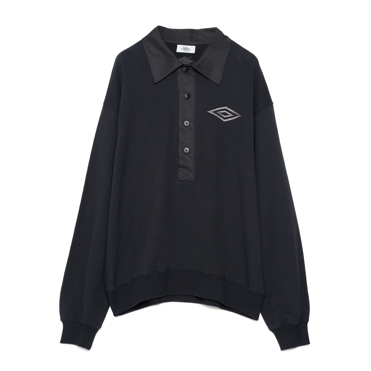 UMBRO HOUSE Shirt Collar Sweat Top アンブロハウス シャツ カラー スウェット トップ UMHO2502-CS01【メンズ スウェット トップス シャツ 襟 レイヤード カジュアル 25FW】