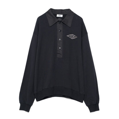 UMBRO HOUSE Shirt Collar Sweat Top アンブロハウス シャツ カラー スウェット トップ UMHO2502-CS01【メンズ スウェット トップス シャツ 襟 レイヤード カジュアル 25FW】