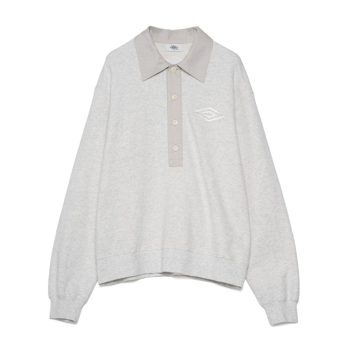 UMBRO HOUSE Shirt Collar Sweat Top アンブロハウス シャツ カラー スウェット トップ UMHO2502-CS01【メンズ スウェット トップス シャツ 襟 レイヤード カジュアル 25FW】