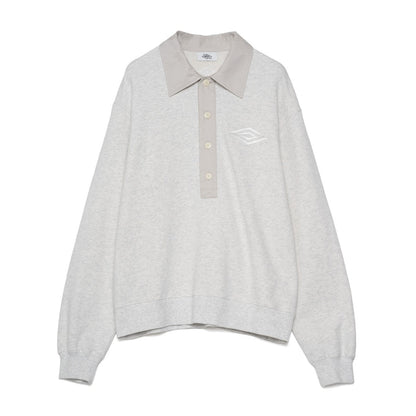 UMBRO HOUSE Shirt Collar Sweat Top アンブロハウス シャツ カラー スウェット トップ UMHO2502-CS01【メンズ スウェット トップス シャツ 襟 レイヤード カジュアル 25FW】