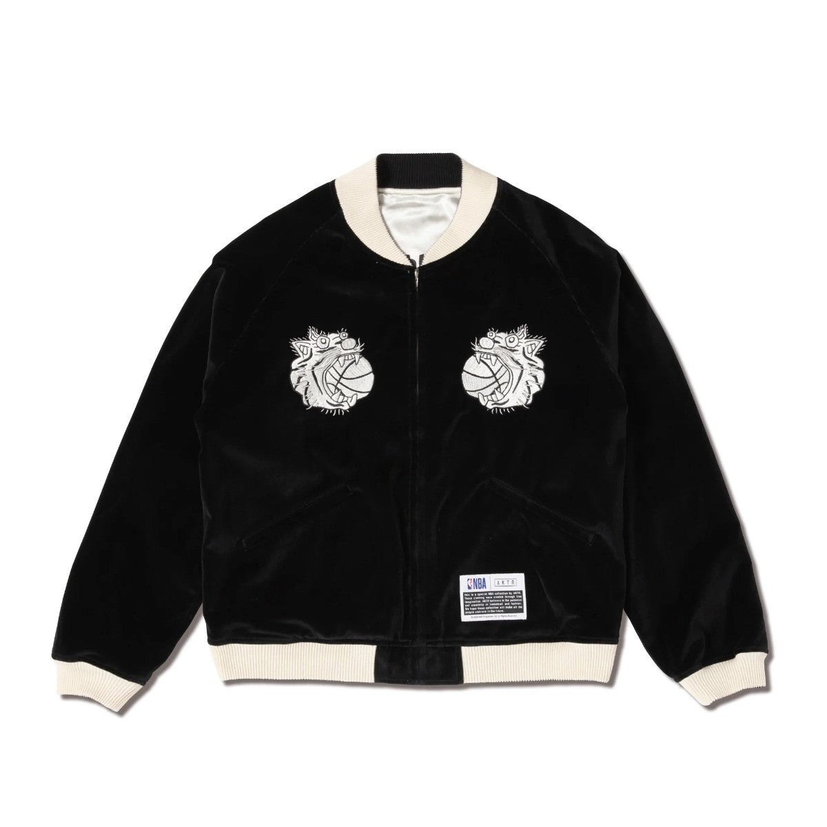 AKTR NBAxAKTR SUKAJAN アクター NBAxAKTR スカジャン 225-054010【メンズ スカジャン リバーシブル ジャケット 刺繍 サテン 別珍 25FW】