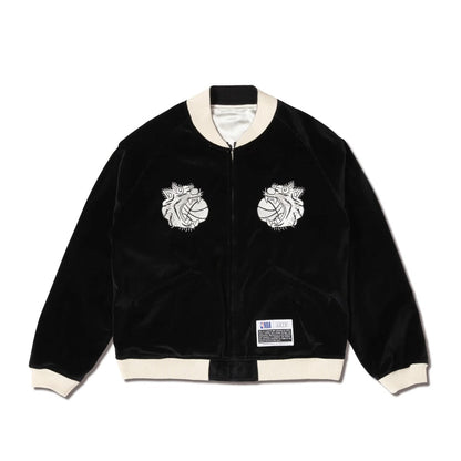 AKTR NBAxAKTR SUKAJAN アクター NBAxAKTR スカジャン 225-054010【メンズ スカジャン リバーシブル ジャケット 刺繍 サテン 別珍 25FW】