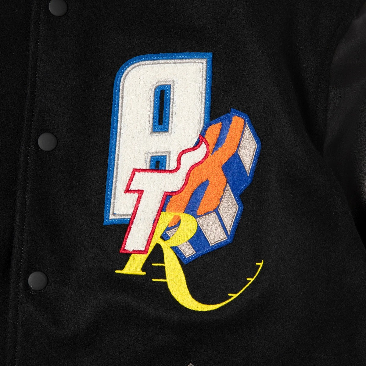 AKTR NBAxAKTR VARSITY JACKET アクター NBAxAKTR バーシティジャケット 225-055010【メンズ スタジャン ジャケット 牛革 メルトン 裏地 刺繍 25FW】