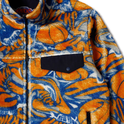 AKTR NBAxAKTR REV FLEECE JACKET NYK アクター NBAxAKTR リバーシブル フリース ジャケット NYK 225-057010【メンズ フリース リバーシブル ジャケット 防寒 アウター ナイロン 25FW】