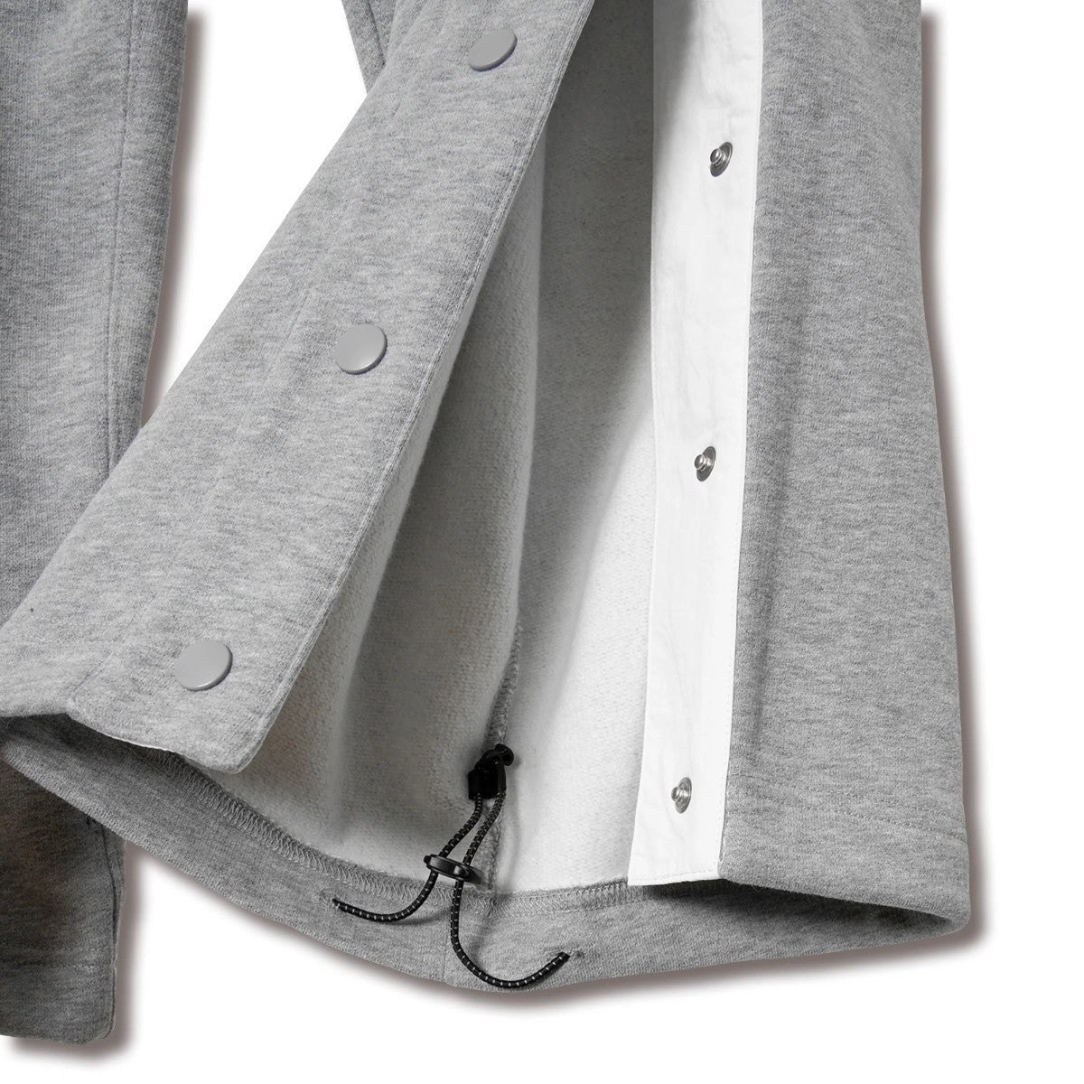 AKTR NBAxAKTR SIDE SNAP SWEAT PANTS アクター NBAxAKTR サイドスナップ スウェット パンツ 225-059020【メンズ スウェットパンツ スナップボタン トレーニング 裏起毛 シルエット 25FW】