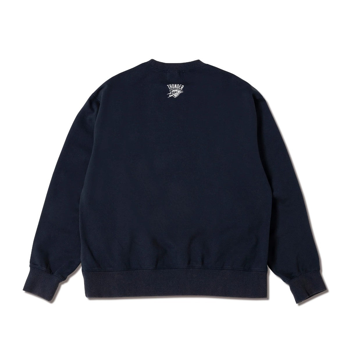 AKTR NBAxAKTR VINTAGE SWEAT CN OKC アクター NBAxAKTR ヴィンテージ スウェット CN OKC 225-061010【メンズ クルーネック スウェット ヴィンテージ 裏パイル プリント 加工 25FW】