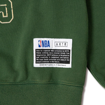 AKTR NBAxAKTR VINTAGE SWEAT CN BOS アクター NBAxAKTR ヴィンテージ スウェット CN BOS 225-062010【メンズ クルーネック スウェット ヴィンテージ 裏パイル プリント 加工 25FW】