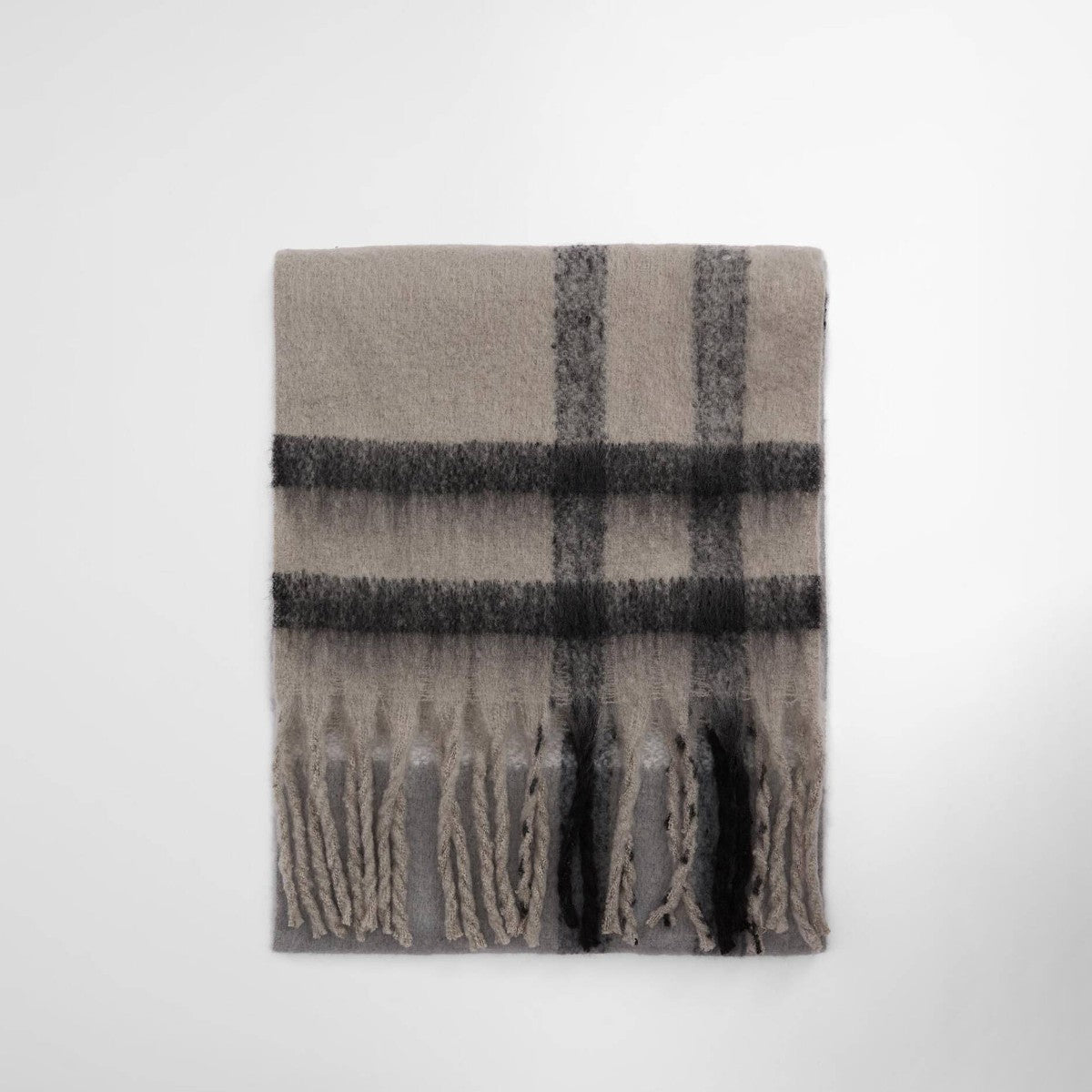 Barbour Isla Tartan Boucle Scarf バブアー アイラ タータン ブークレ スカーフ LSC0293GY72【メンズ スカーフ タータン チェック マフラー 25FW】