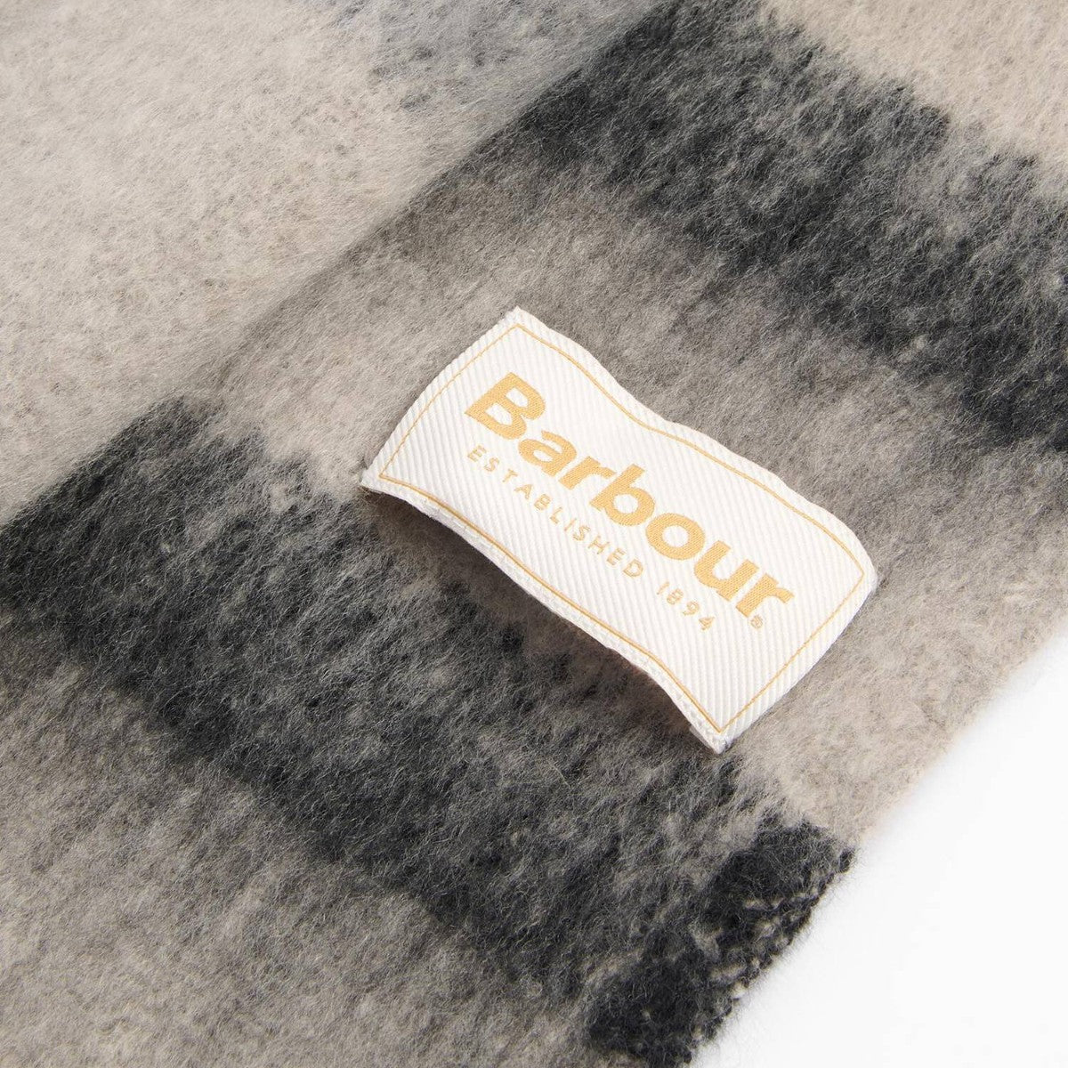 Barbour Isla Tartan Boucle Scarf バブアー アイラ タータン ブークレ スカーフ LSC0293GY72【メンズ スカーフ タータン チェック マフラー 25FW】