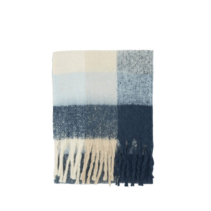 Barbour Marie Check Scarf バブアー マリー チェック スカーフ LSC0460BL17【メンズ スカーフ チェック マフラー タッセル ユニセックス 25FW】