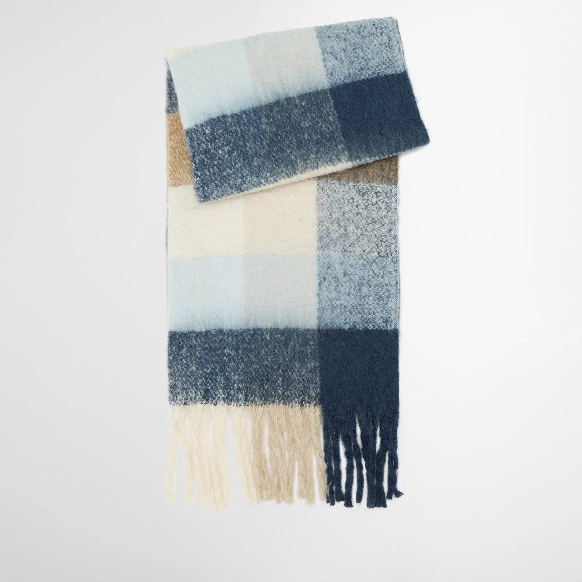 Barbour Marie Check Scarf バブアー マリー チェック スカーフ LSC0460BL17【メンズ スカーフ チェック マフラー タッセル ユニセックス 25FW】