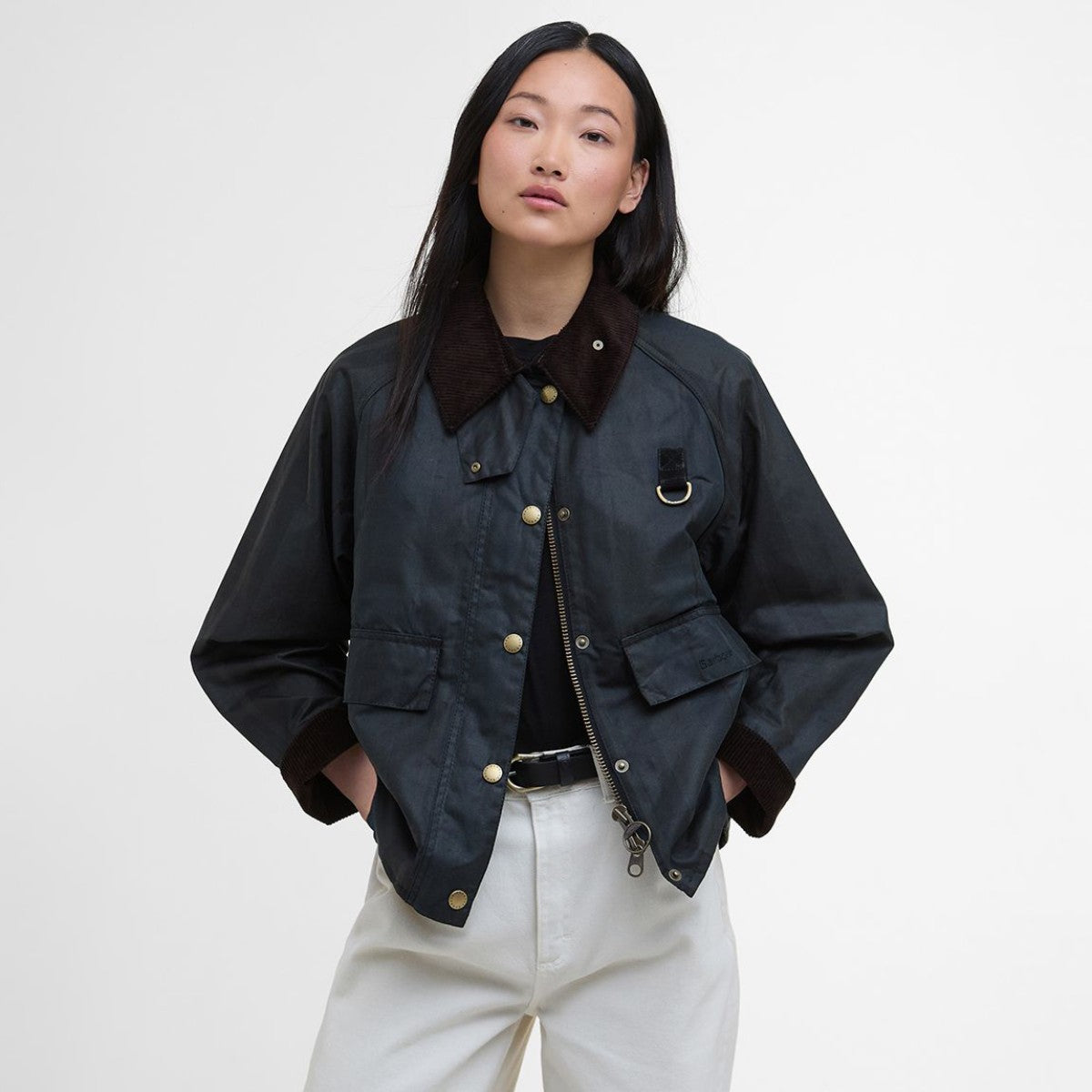 Barbour Spey Dundee Wax Jacket バブアー スペイ ダンディ ワックス ジャケット LWX1497GN71【レディース ジャケット ワックス アウター アウトドア 25FW】