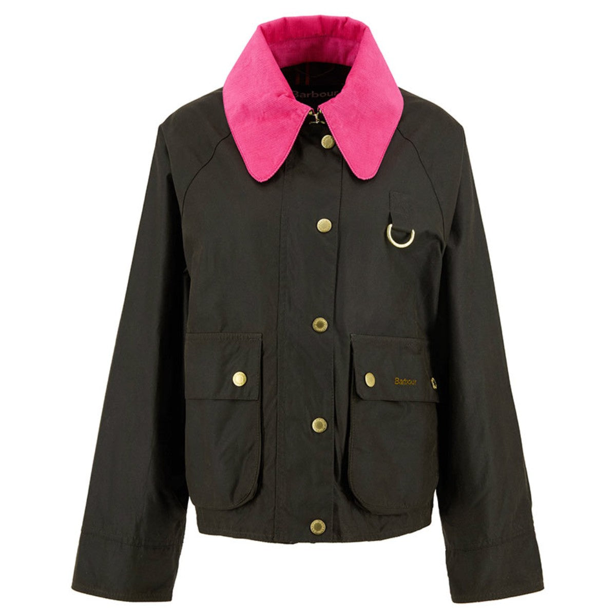 Barbour Spey Icon Wax Short Jacket バブアー スペイ アイコン ワックス ショート ジャケット LWX1515OL71【レディース ジャケット ワックス アウター ユニセックス 25FW】