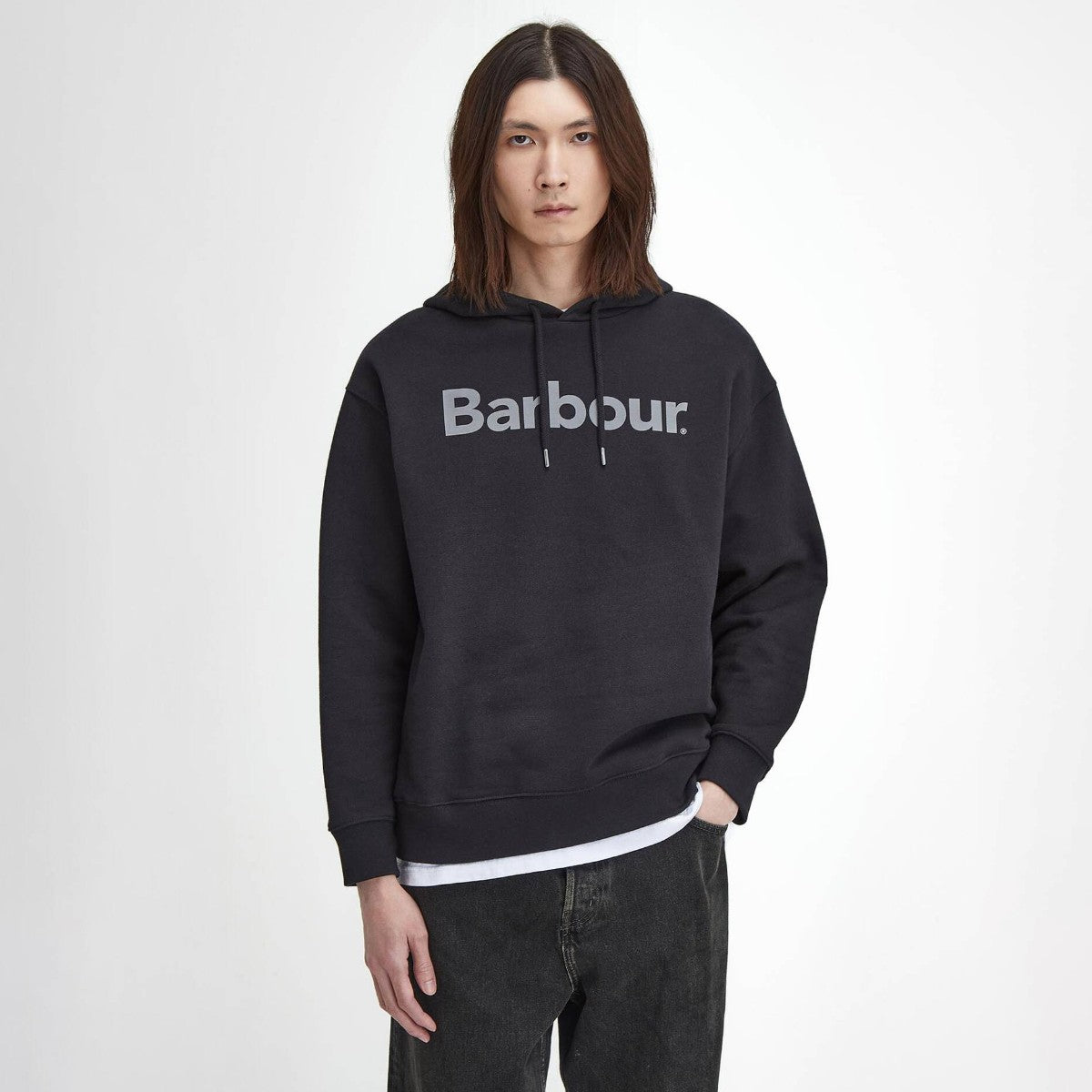 Barbour Nicholas Oversized Hoodie バブアー ニコラス オーバーサイズ フード パーカー MOL0638【メンズ パーカー フーディ スウェット コットン ユニセックス 25FW】