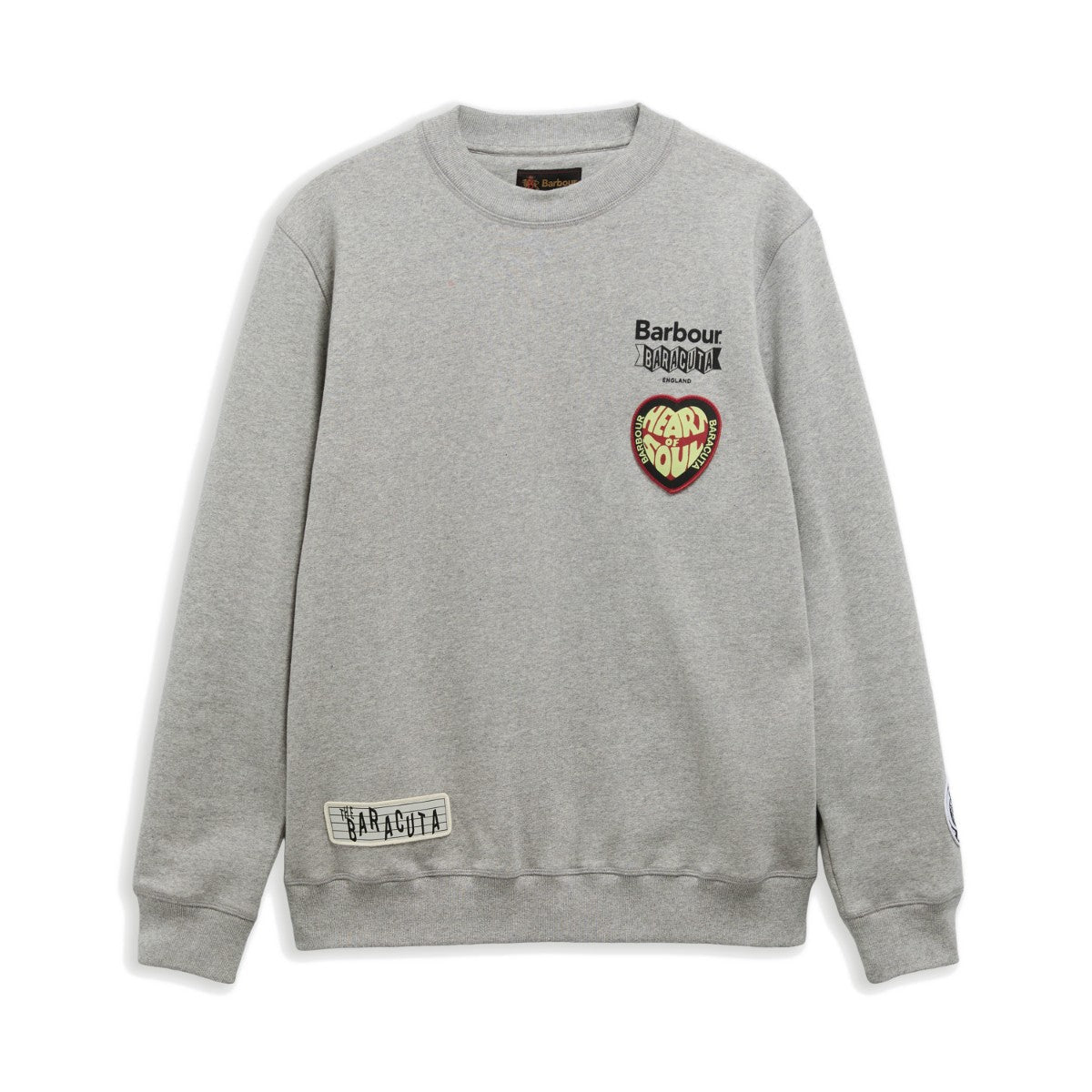 Barbour Barbour x Baracuta Northern Regular Crew Neck Sweatshirt バブアー バブアー x バラクータ ノーザン レギュラー クルーネック スウェットシャツ MOL0719【メンズ スウェット クルーネック イギリス コラボ 25FW】