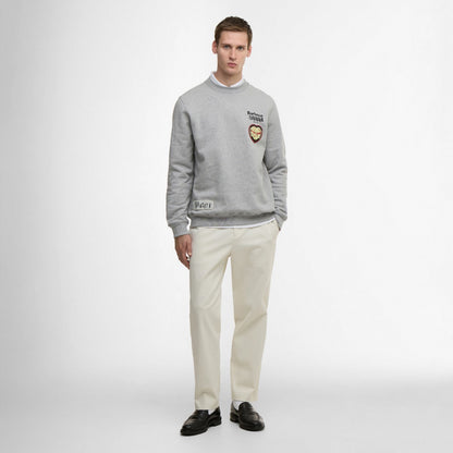 Barbour Barbour x Baracuta Northern Regular Crew Neck Sweatshirt バブアー バブアー x バラクータ ノーザン レギュラー クルーネック スウェットシャツ MOL0719【メンズ スウェット クルーネック イギリス コラボ 25FW】