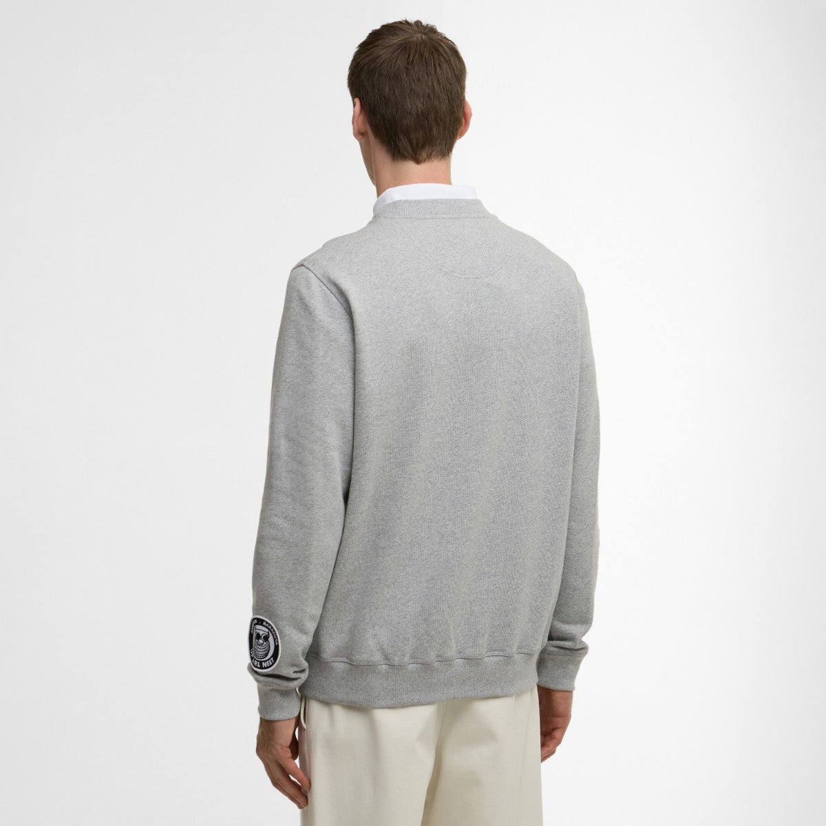 Barbour Barbour x Baracuta Northern Regular Crew Neck Sweatshirt バブアー バブアー x バラクータ ノーザン レギュラー クルーネック スウェットシャツ MOL0719【メンズ スウェット クルーネック イギリス コラボ 25FW】