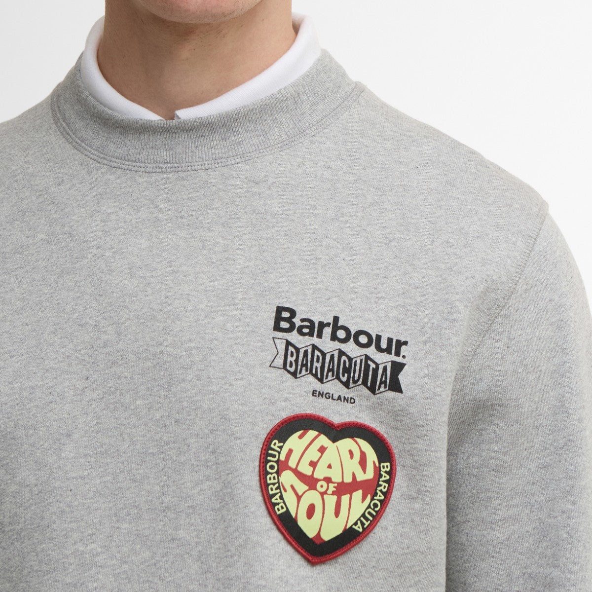 Barbour Barbour x Baracuta Northern Regular Crew Neck Sweatshirt バブアー バブアー x バラクータ ノーザン レギュラー クルーネック スウェットシャツ MOL0719【メンズ スウェット クルーネック イギリス コラボ 25FW】