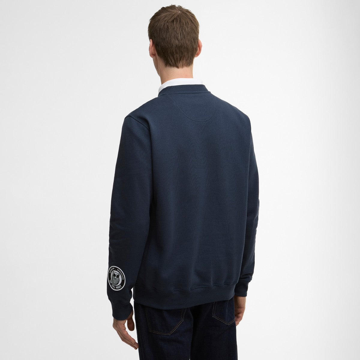 Barbour Barbour x Baracuta Northern Regular Crew Neck Sweatshirt バブアー バブアー x バラクータ ノーザン レギュラー クルーネック スウェットシャツ MOL0719【メンズ スウェット クルーネック イギリス コラボ 25FW】