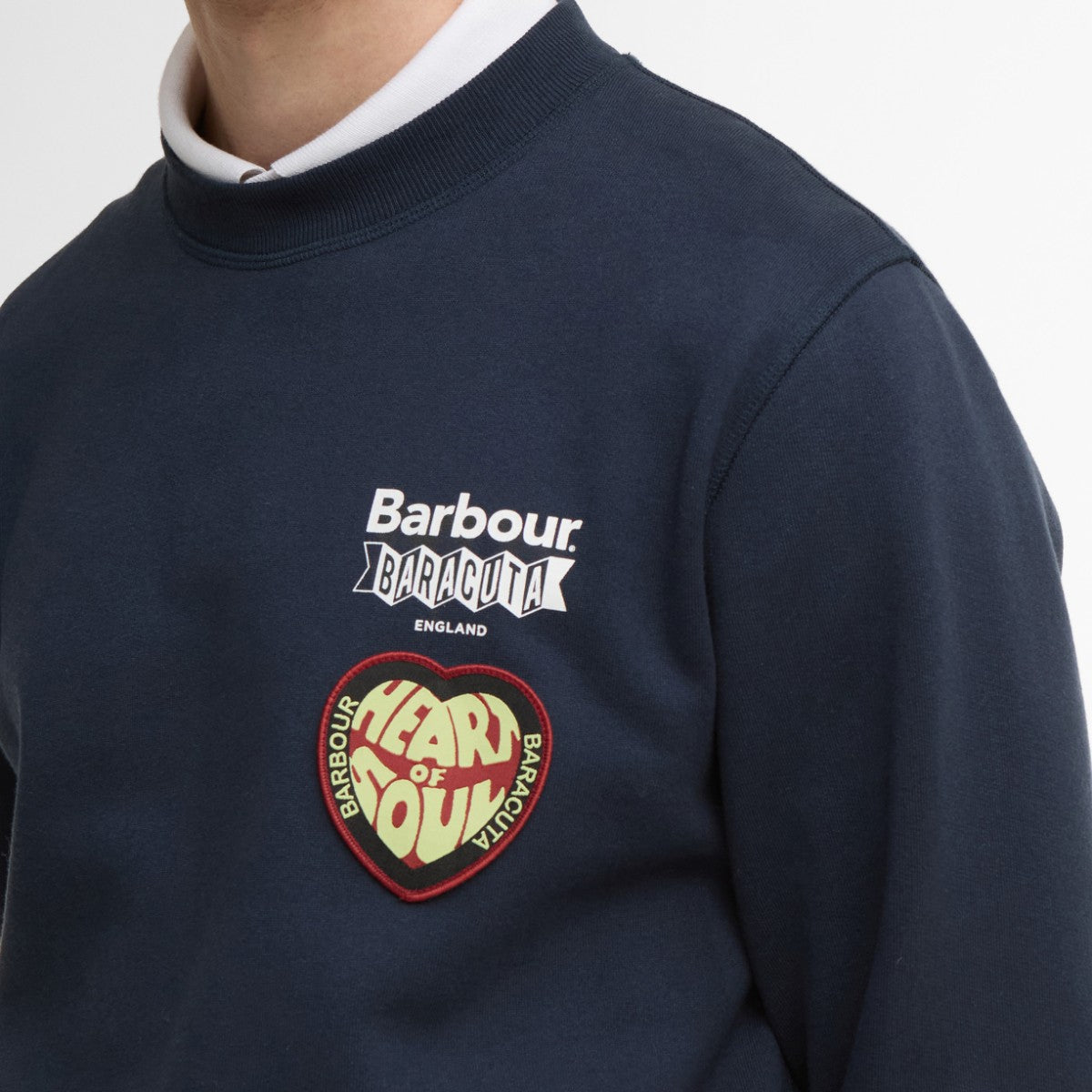 Barbour Barbour x Baracuta Northern Regular Crew Neck Sweatshirt バブアー バブアー x バラクータ ノーザン レギュラー クルーネック スウェットシャツ MOL0719【メンズ スウェット クルーネック イギリス コラボ 25FW】