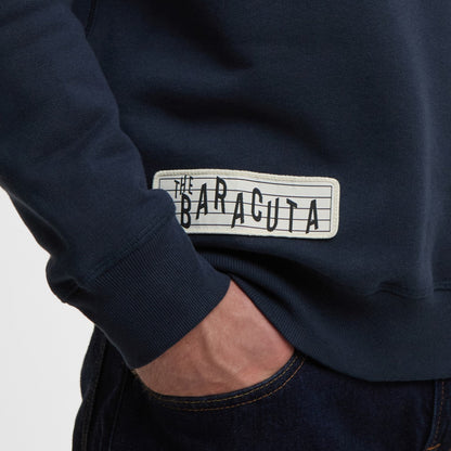 Barbour Barbour x Baracuta Northern Regular Crew Neck Sweatshirt バブアー バブアー x バラクータ ノーザン レギュラー クルーネック スウェットシャツ MOL0719【メンズ スウェット クルーネック イギリス コラボ 25FW】