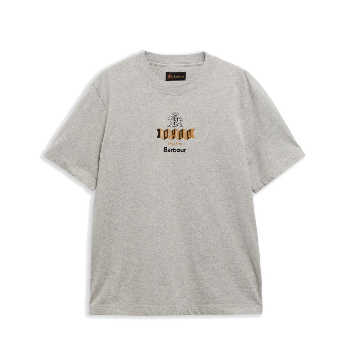 Barbour Barbour x Baracuta Vinyl Os T-Shirt バブアー バブアー x バラクータ バイナル オーバーサイズ Tシャツ MTS1506【メンズ コラボ Tシャツ グラフィック ロゴ オーバーサイズ 25FW】