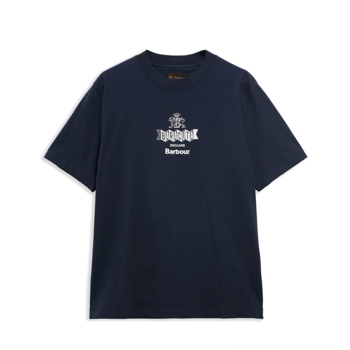 Barbour Barbour x Baracuta Vinyl Os T-Shirt バブアー バブアー x バラクータ バイナル オーバーサイズ Tシャツ MTS1506【メンズ コラボ Tシャツ グラフィック ロゴ オーバーサイズ 25FW】