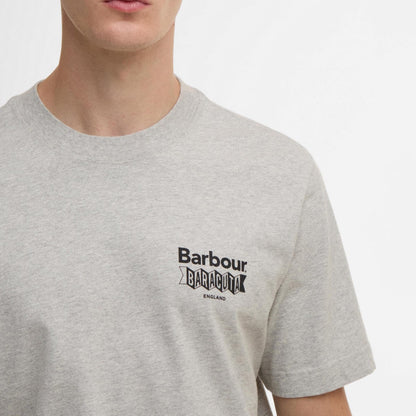 Barbour Barbour x Baracuta All Nighter Os T-Shirt バブアー バブアー x バラクータ オールナイター オーバーサイズ Tシャツ MTS1507【メンズ コラボ Tシャツ オーバーサイズ グラフィック 25FW】