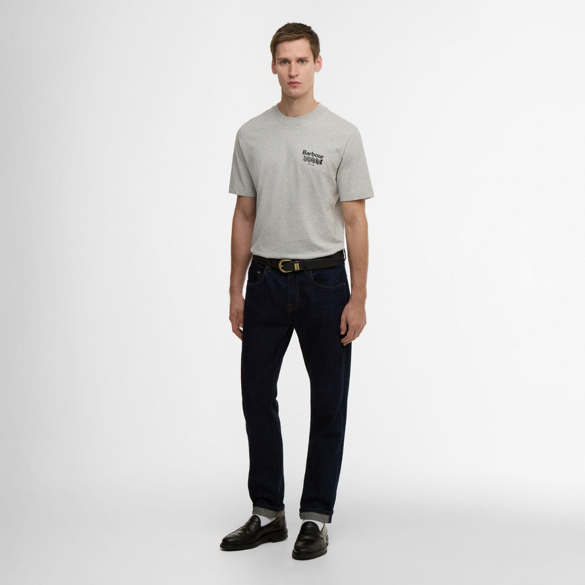 Barbour Barbour x Baracuta All Nighter Os T-Shirt バブアー バブアー x バラクータ オールナイター オーバーサイズ Tシャツ MTS1507【メンズ コラボ Tシャツ オーバーサイズ グラフィック 25FW】