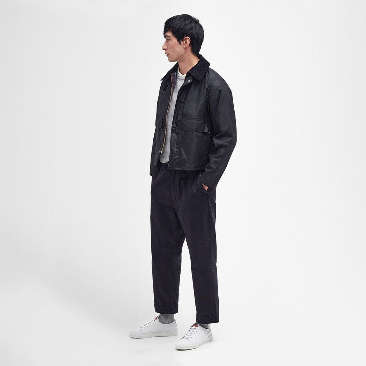 Barbour Spey Wax Short Jacket バブアー スペイ ワックス ショート ジャケット MWX1212BK71【メンズ ジャケット ワックス アウター ユニセックス 25FW】