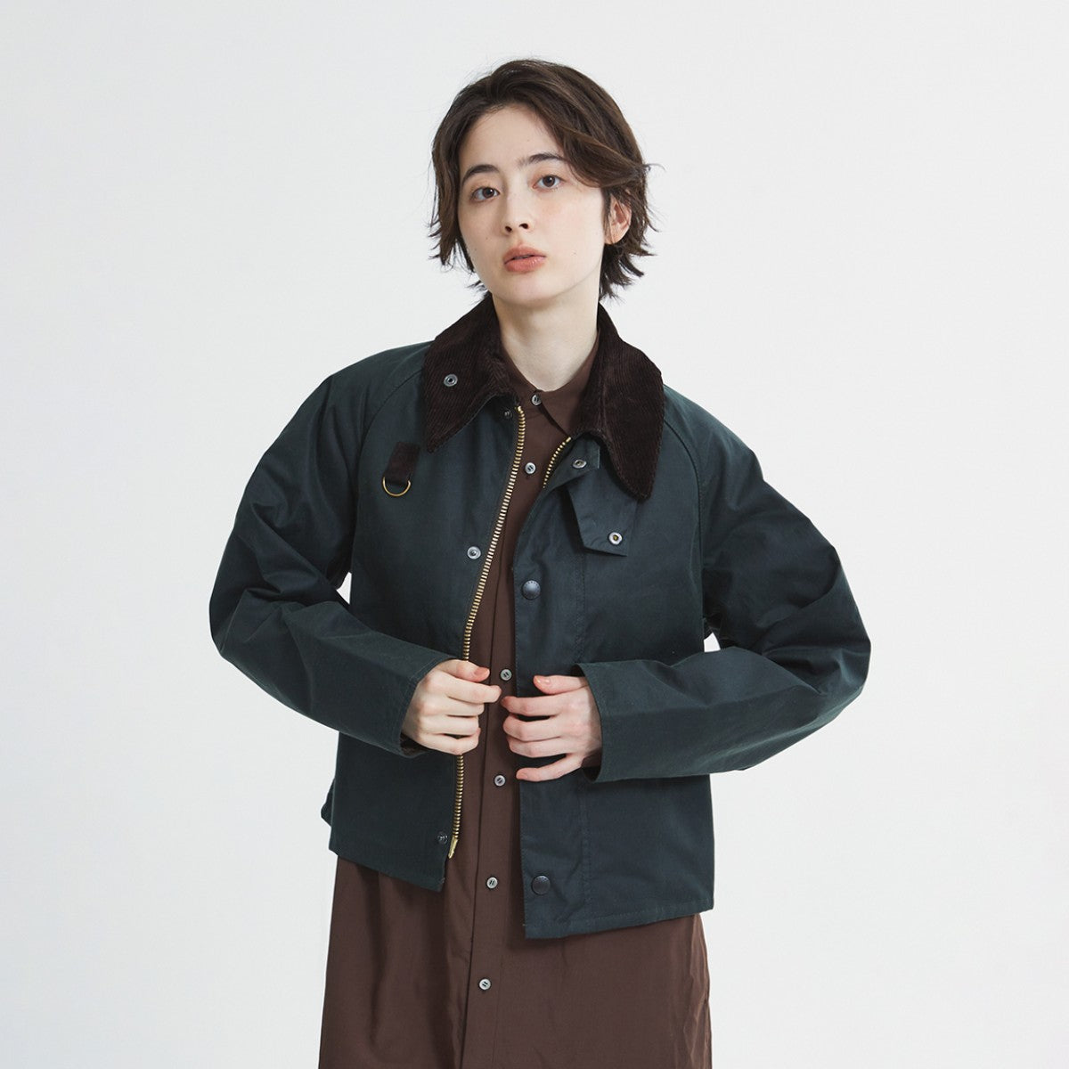 Barbour Spey Wax Short Jacket バブアー スペイ ワックス ショート ジャケット MWX1212SG51【メンズ ジャケット ワックス アウター ユニセックス 25FW】