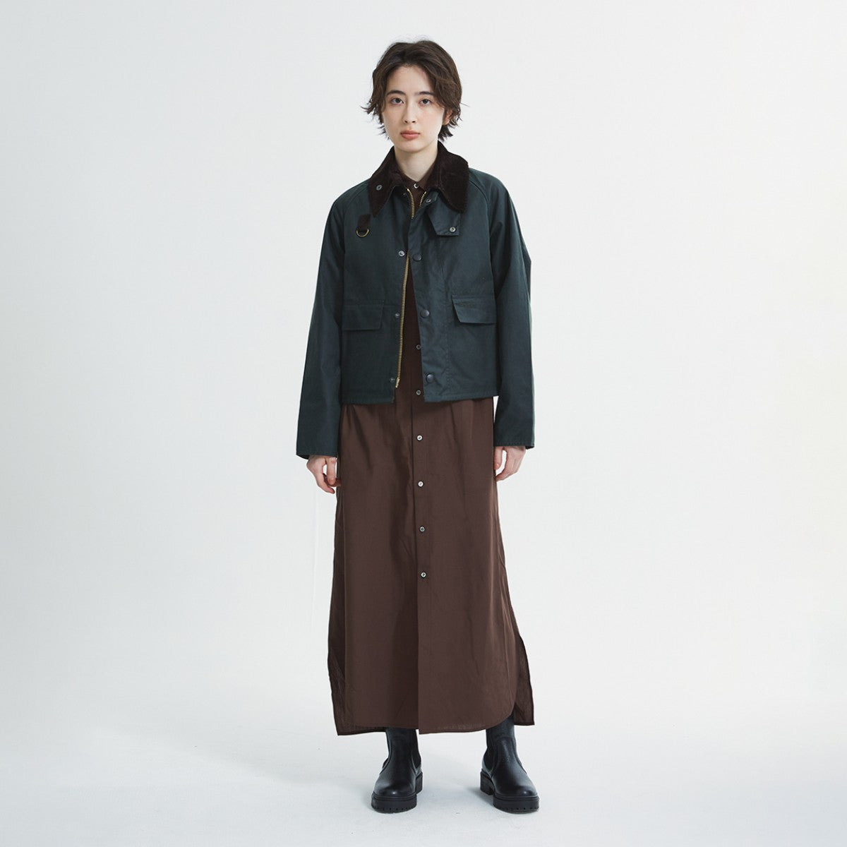 Barbour Spey Wax Short Jacket バブアー スペイ ワックス ショート ジャケット MWX1212SG51【メンズ ジャケット ワックス アウター ユニセックス 25FW】