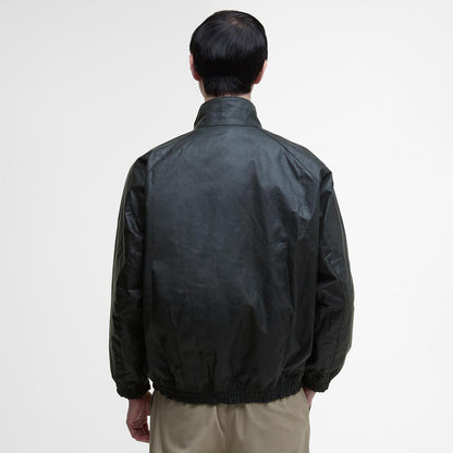 Barbour Transport Stand Collar Wax Blouson バブアー トランスポート スタンドカラー ワックス ブルゾン MWX2497SG91【メンズ ジャケット スタンドカラー アウター ユニセックス 25FW】
