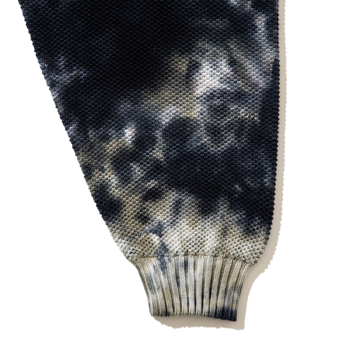 FLATLUX Moss Sweater "2025" フラットラックス モスセーター "2025" FX24-509【メンズ セーター タイダイニット コットンニット オーバーサイズ 鹿の子編み 25FW】