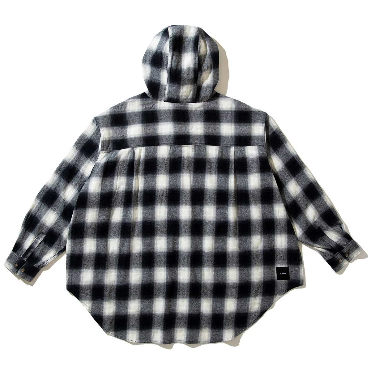 FLATLUX Venti Hooded Shirt フラットラックス ベンティ フーデッド シャツ FX25-507【メンズ ネルシャツ フーディー ポンチョ シャツ ライトアウター フランネル 25FW】