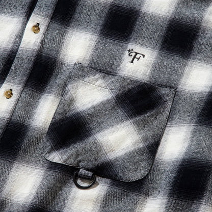 FLATLUX Venti Hooded Shirt フラットラックス ベンティ フーデッド シャツ FX25-507【メンズ ネルシャツ フーディー ポンチョ シャツ ライトアウター フランネル 25FW】