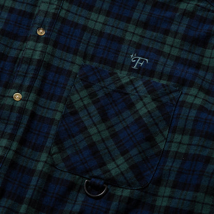 FLATLUX Venti Hooded Shirt フラットラックス ベンティ フーデッド シャツ FX25-507【メンズ ネルシャツ フーディー ポンチョ シャツ ライトアウター フランネル 25FW】