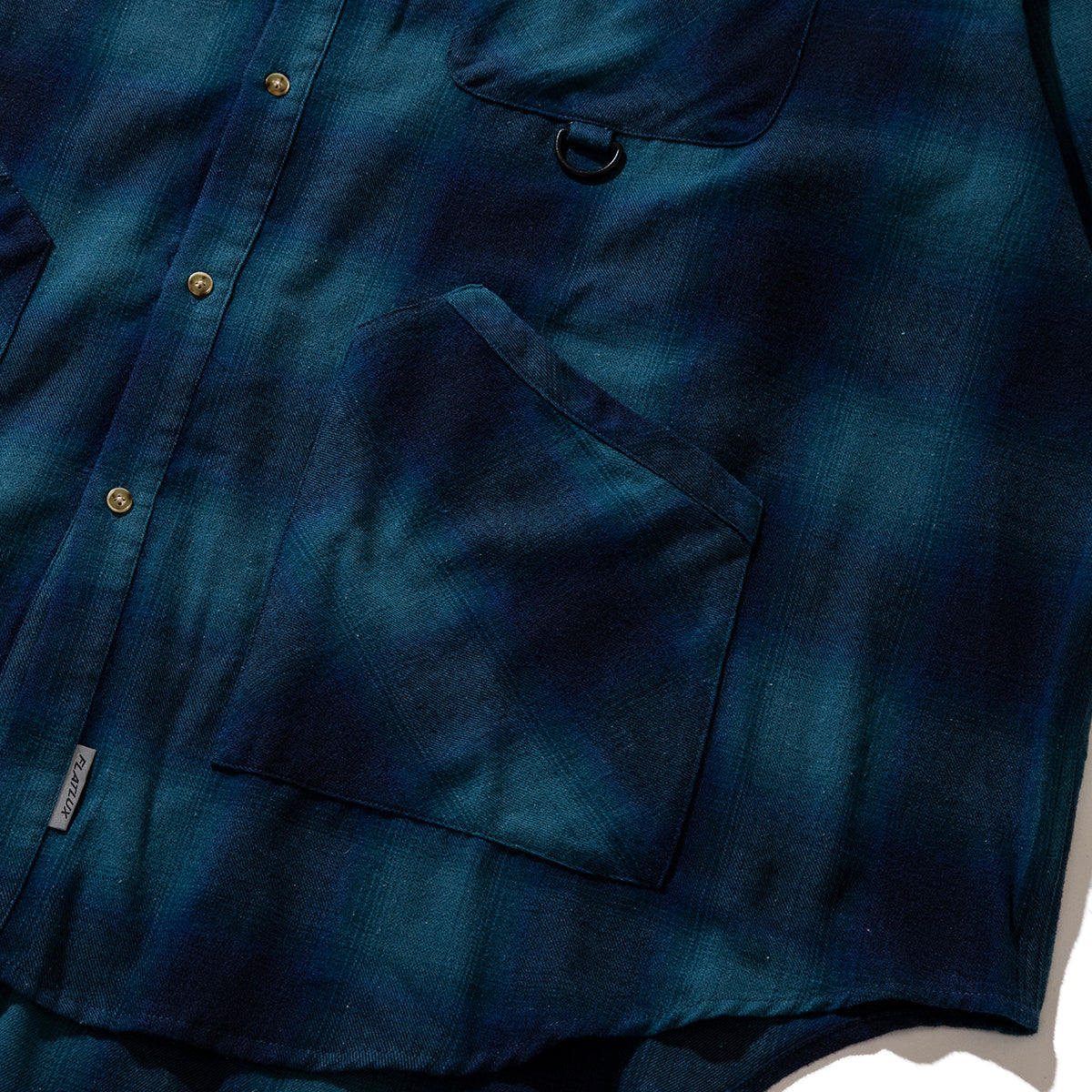 FLATLUX Venti Hooded Shirt フラットラックス ベンティ フーデッド シャツ FX25-507【メンズ ネルシャツ フーディー ポンチョ シャツ ライトアウター フランネル 25FW】