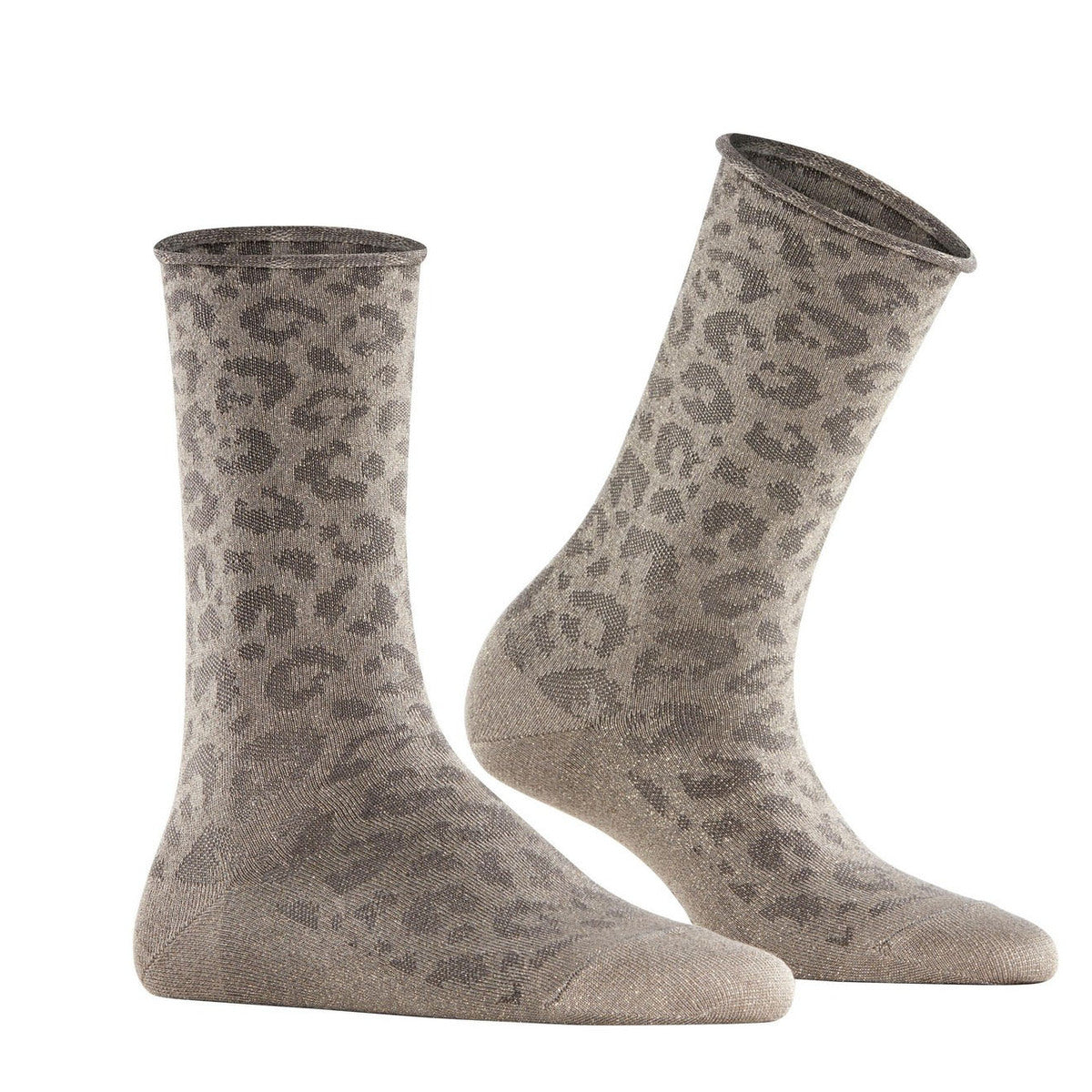 FALKE #47201 Shiny Socks Special Edition ファルケ #47201 シャイニー ソックス スペシャル エディション 47201【レディース 靴下 ヒョウ柄 25FW】