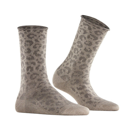 FALKE #47201 Shiny Socks Special Edition ファルケ #47201 シャイニー ソックス スペシャル エディション 47201【レディース 靴下 ヒョウ柄 25FW】