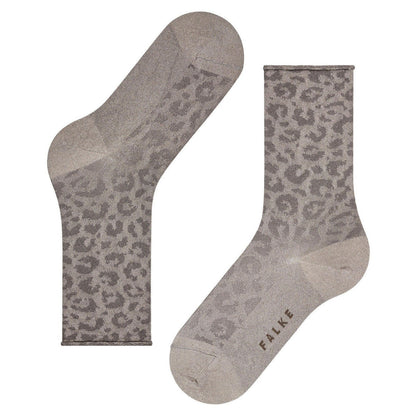 FALKE #47201 Shiny Socks Special Edition ファルケ #47201 シャイニー ソックス スペシャル エディション 47201【レディース 靴下 ヒョウ柄 25FW】