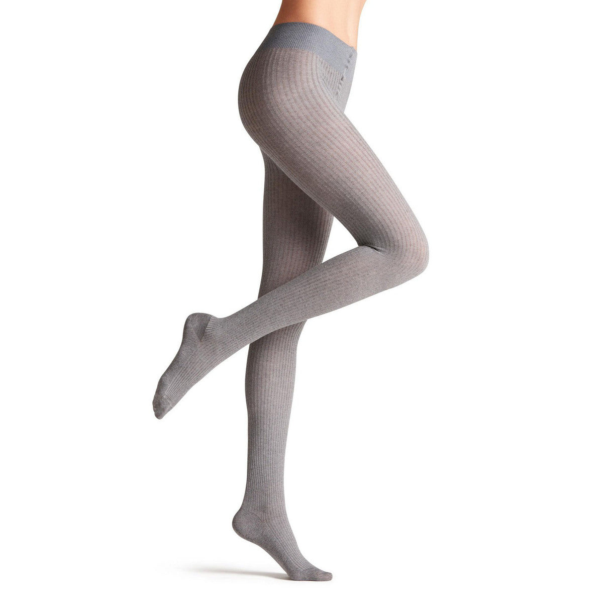 FALKE #48490 Family Rib Tights ファルケ #48490 ファミリー リブ タイツ 48490【レディース タイツ リブ編み 肌にやさしい 25FW】