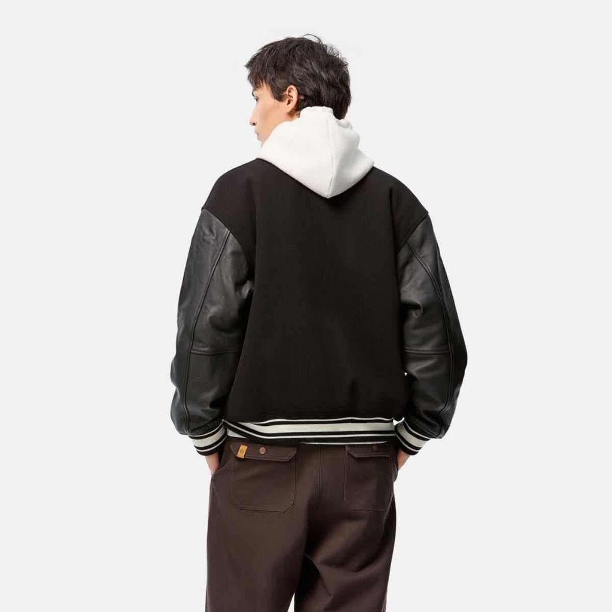 Timberland [TOKYO DESIGN COLLECTIVE] Varsity Jacket ティンバーランド [トウキョウ デザイン コレクティブ] バーシティ ジャケット A2AW8001【メンズ ジャケット レザー 中綿 保温性 クラフト ワークウェア 25FW】