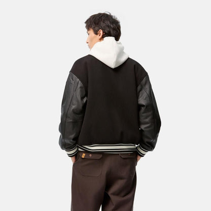 Timberland [TOKYO DESIGN COLLECTIVE] Varsity Jacket ティンバーランド [トウキョウ デザイン コレクティブ] バーシティ ジャケット A2AW8001【メンズ ジャケット レザー 中綿 保温性 クラフト ワークウェア 25FW】