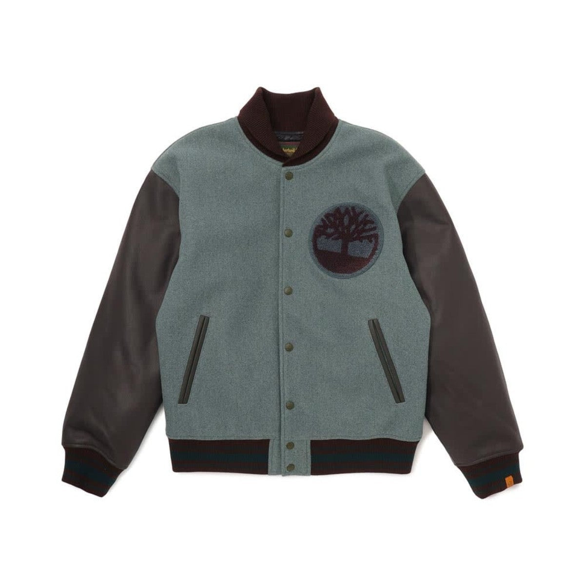 Timberland [TOKYO DESIGN COLLECTIVE] Varsity Jacket ティンバーランド [トウキョウ デザイン コレクティブ] バーシティ ジャケット A2AW8317【メンズ ジャケット レザー 中綿 保温性 クラフト ワークウェア 25FW】